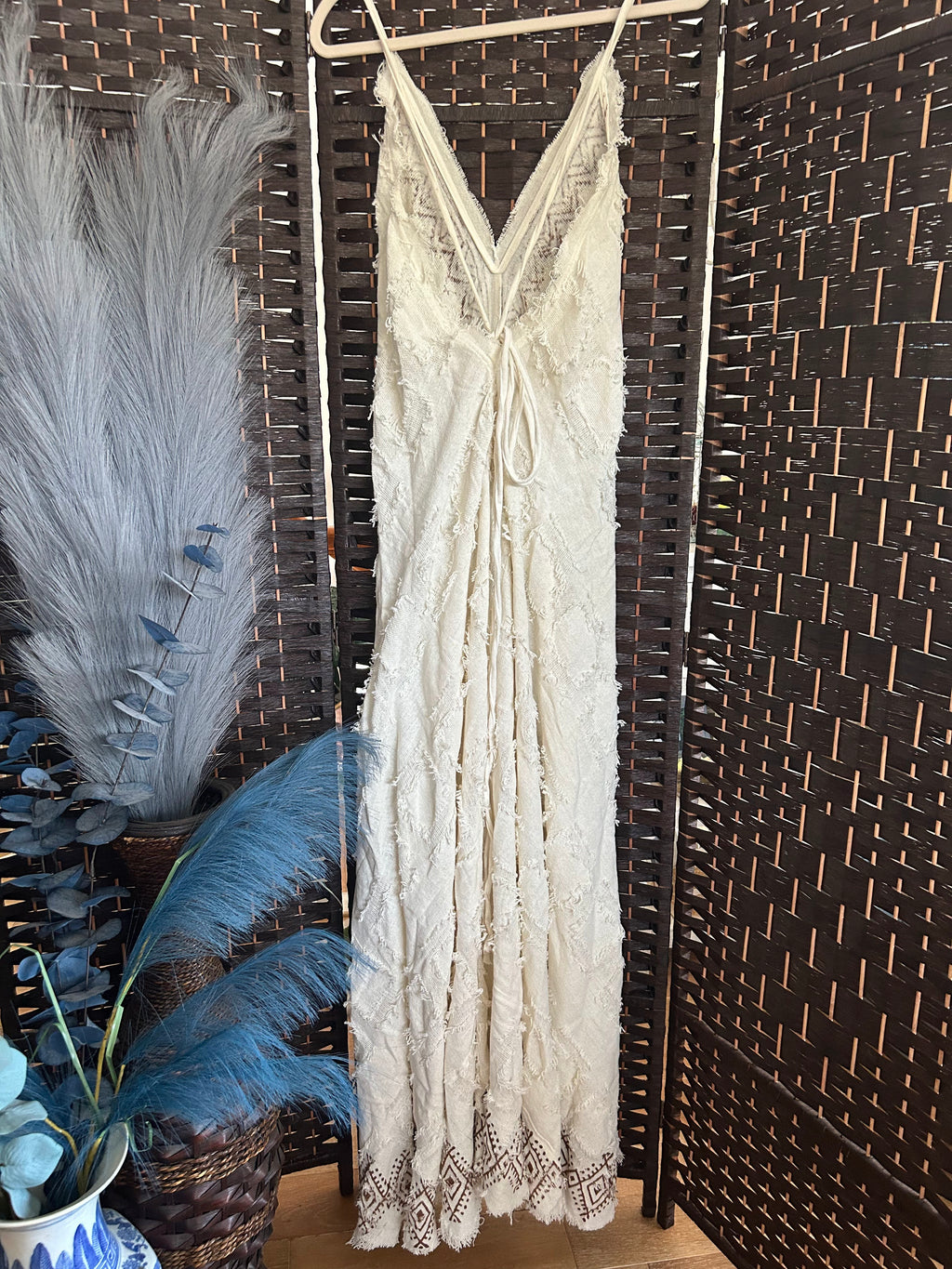 Boho Halter Tie on Dress