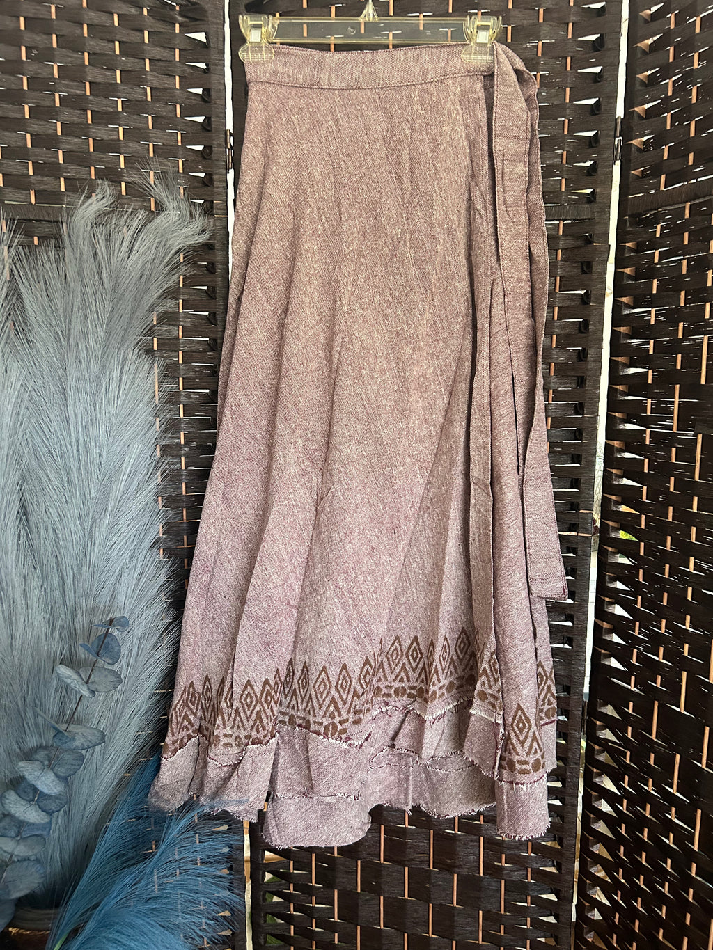 Wrap Around Tie on Skirt