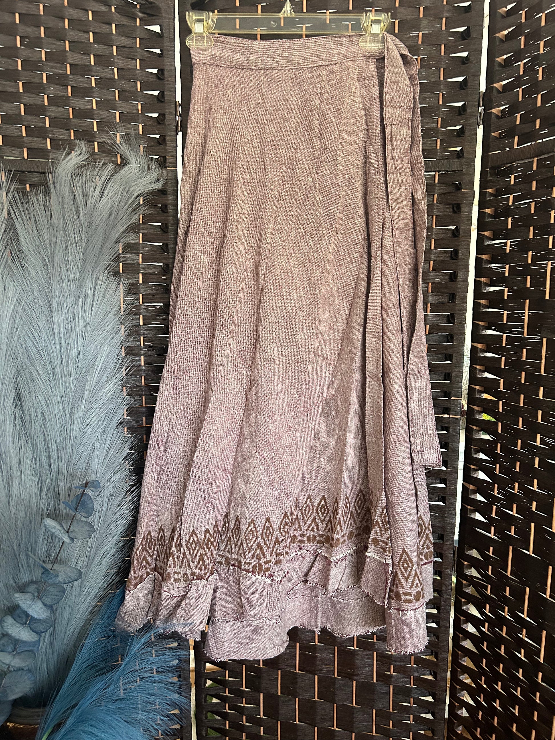 Wrap Around Tie on Skirt