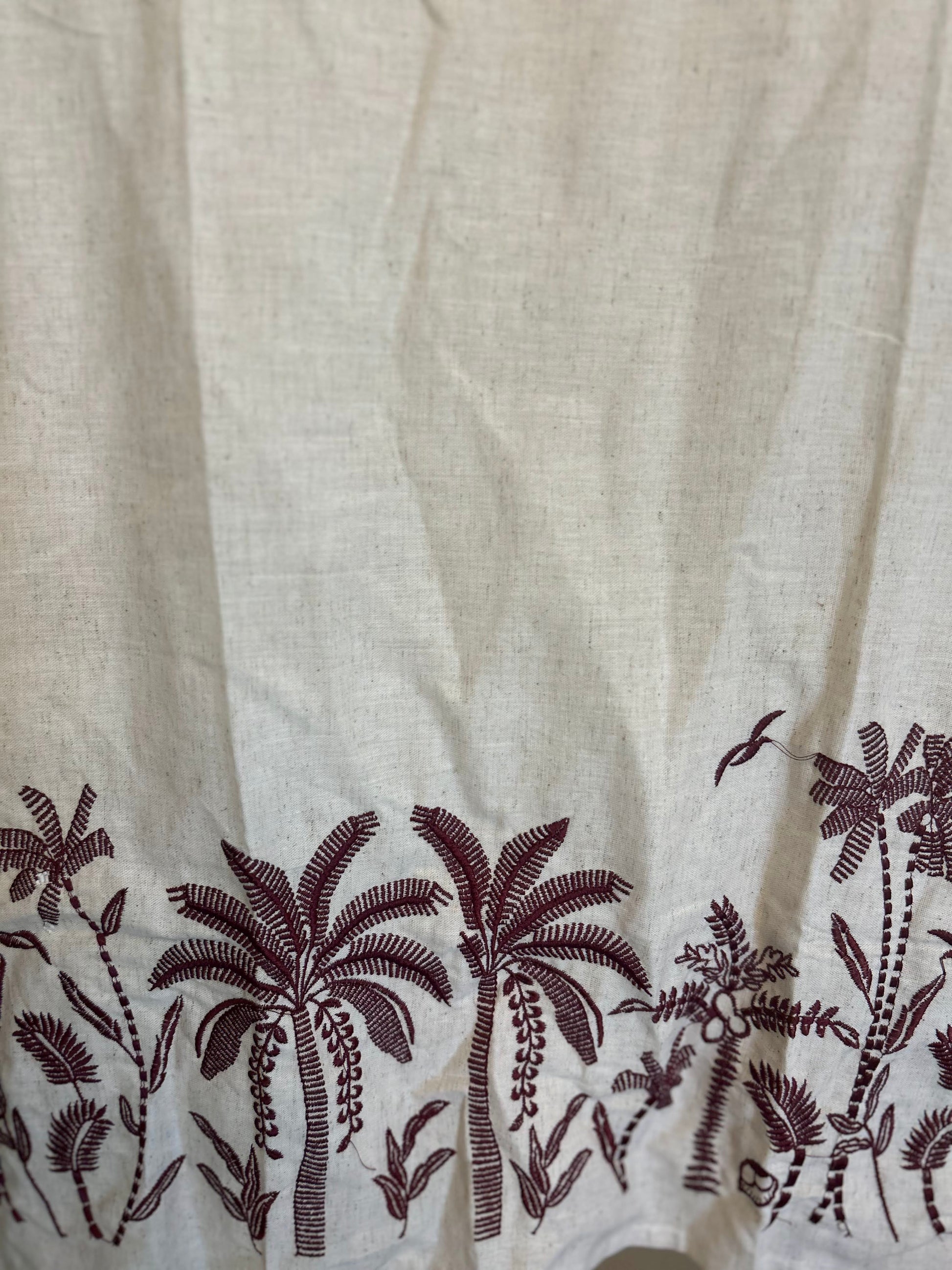 Embroidered Palm Trees Outfit