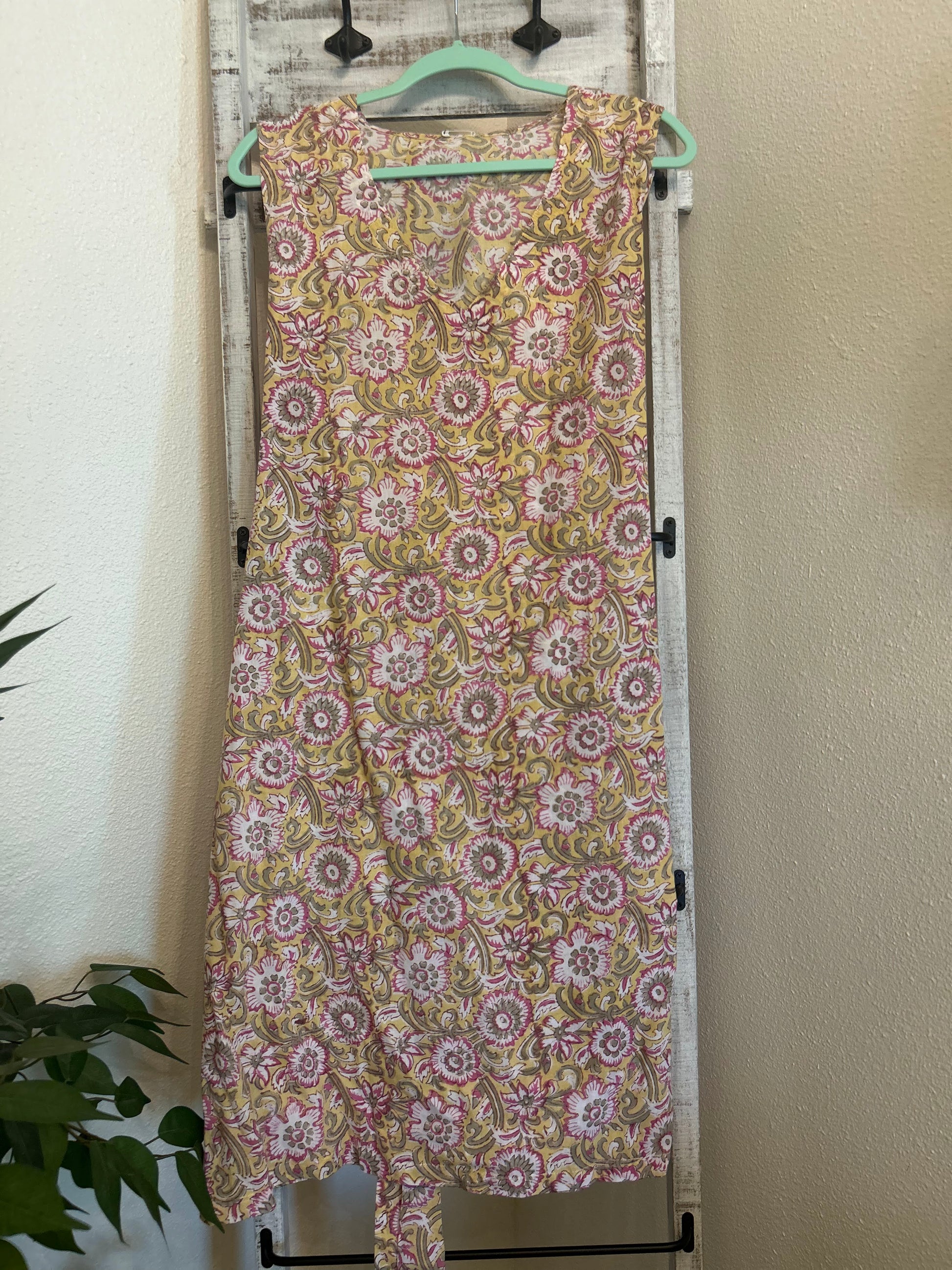 Back Tied Floral Dress