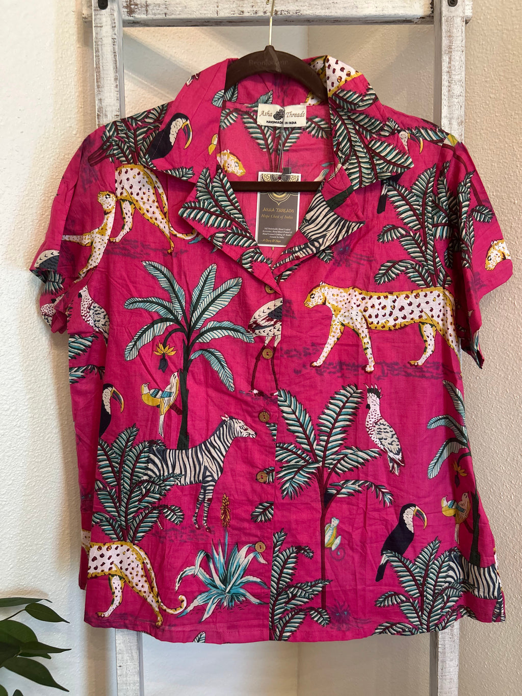 Tropical Jungle Pajama/Cot Shorts Set