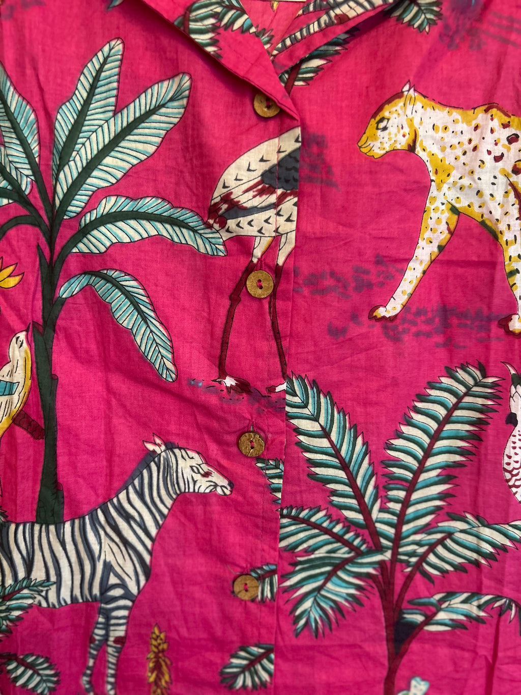 Tropical Jungle Pajama/Cot Shorts Set