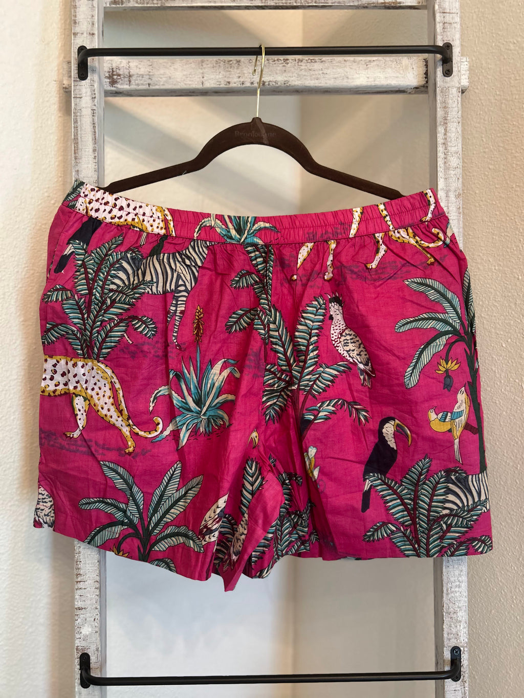 Tropical Jungle Pajama/Cot Shorts Set