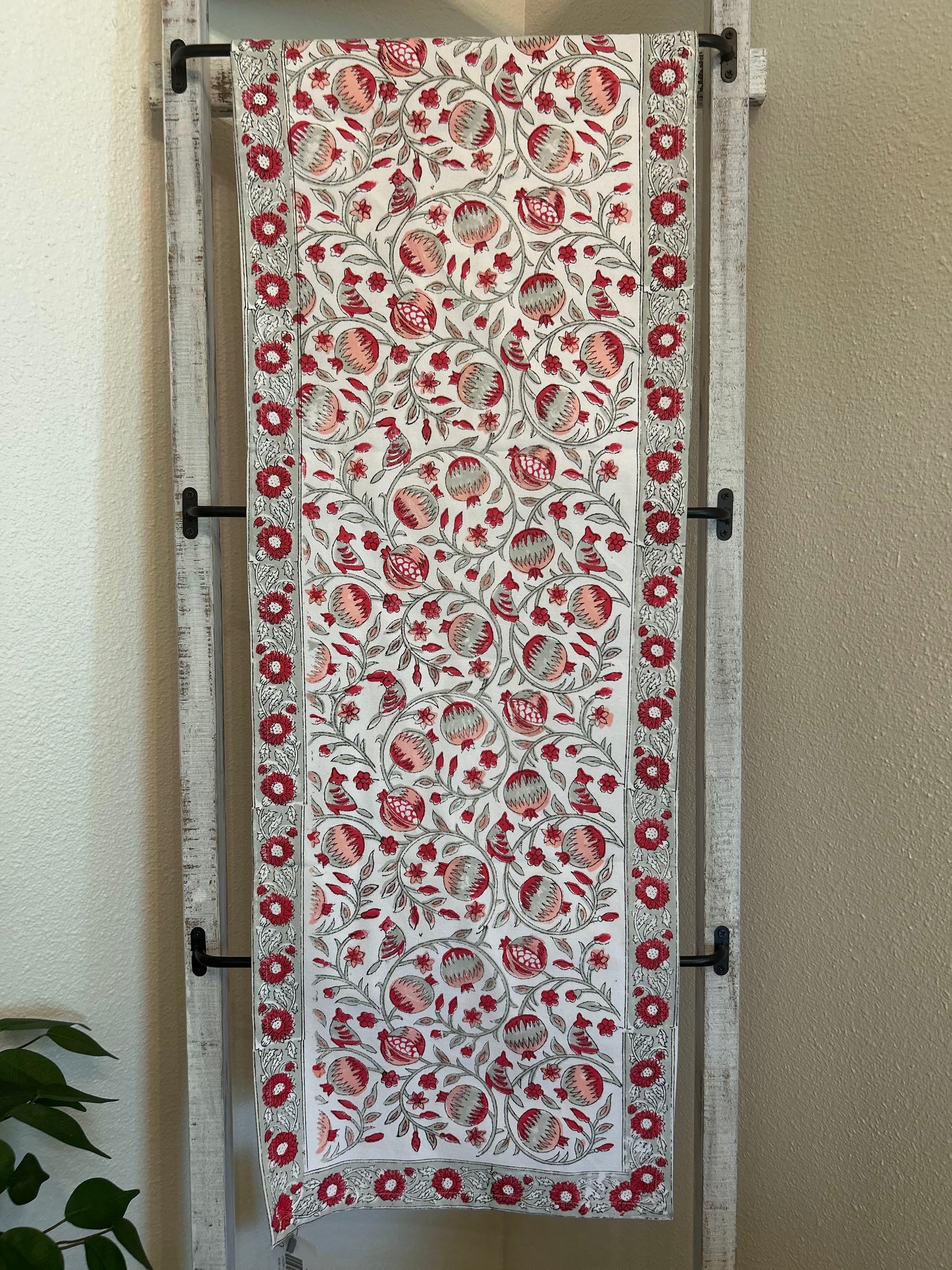 Jaipuri Hand Block Printed on Cotton Table Runners