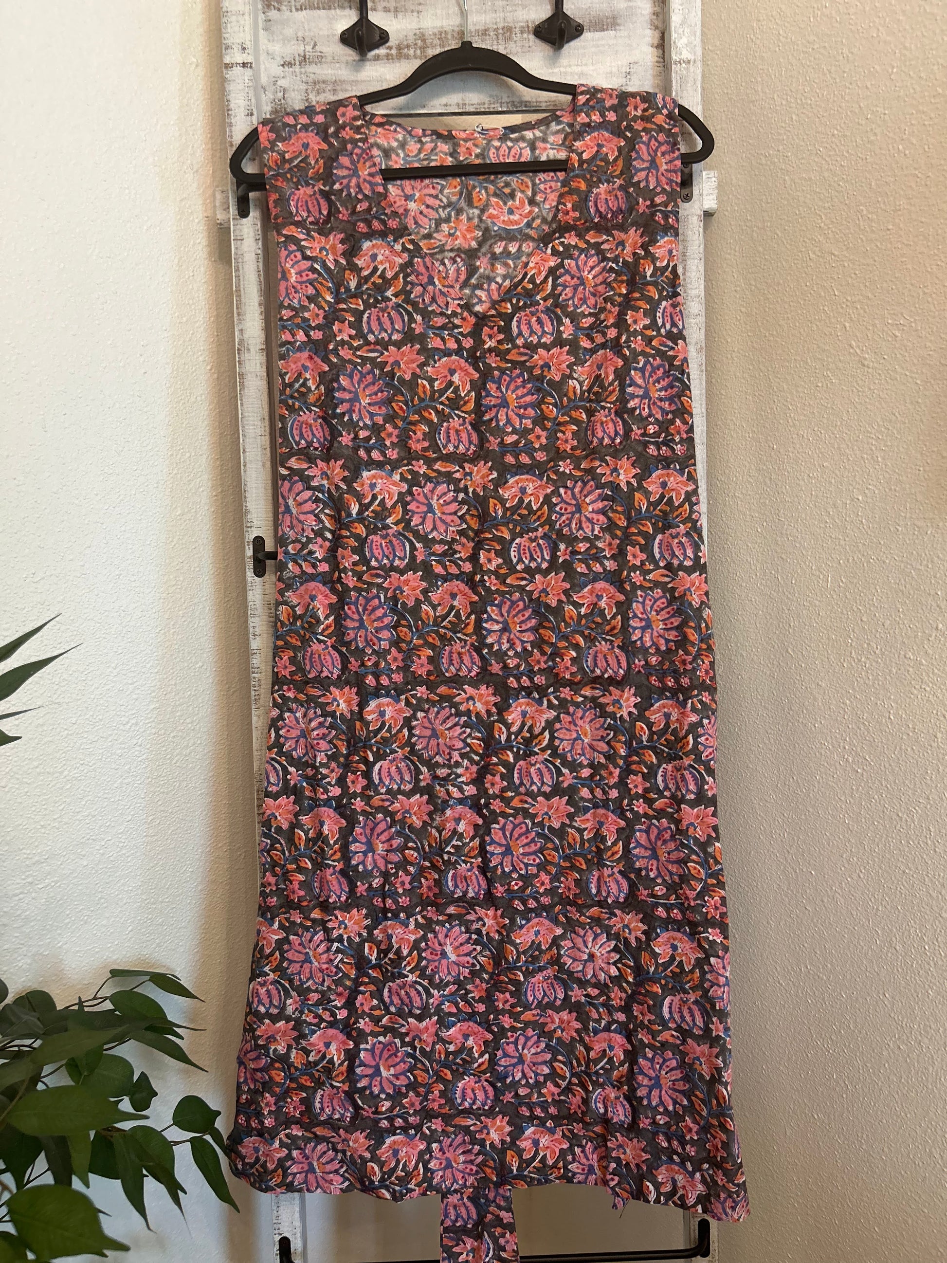 Back Tied Floral Dress
